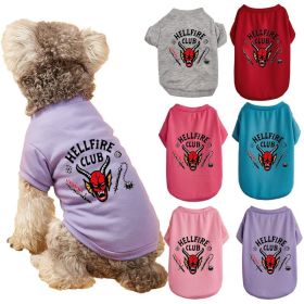Pet Dog Halloween Cosplay Crewneck Bull T-shirts (Type: Blue bullXS)